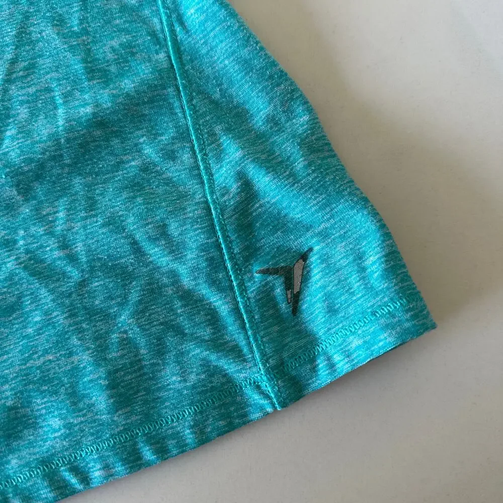 Old Navy Girls Teal Active Twist Back Tank Top - Size Medium